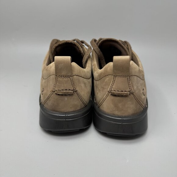 ECCO Fusion Plain Toe Oxfords Nubuck Leather  Brown  Mens Size 11 - Picture 6 of 9
